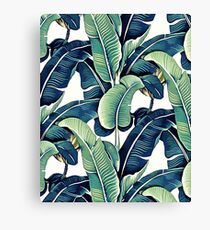 Banana Leaves Canvas Print