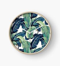 Banana Leaves Clock