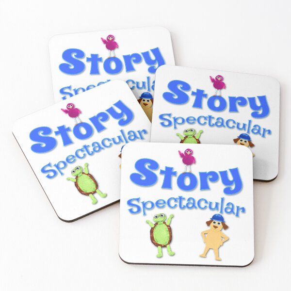 Item preview, Story Spectacular Kid's Podcast Logo in Blue by Storytacular designed and sold by Storytacular.