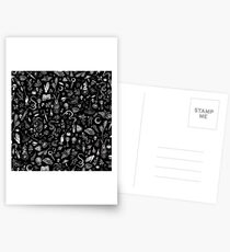 Salem Witch in Black Postcards