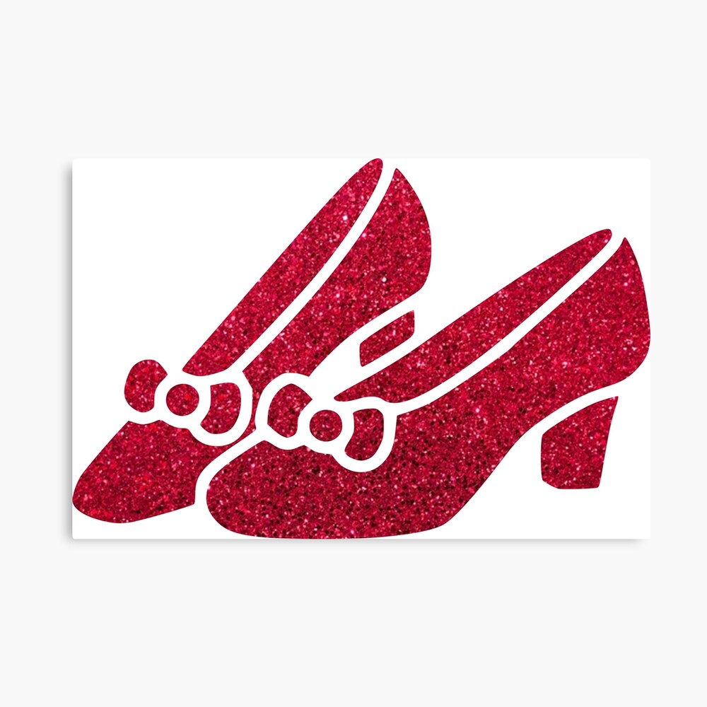 Wizard of Oz - Ruby Slippers Vinyl Sticker | Ruby slippers, Witch shoes,  Ruby red slippers