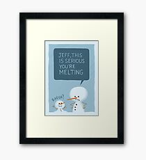Snowmanity - Jeff Framed Print