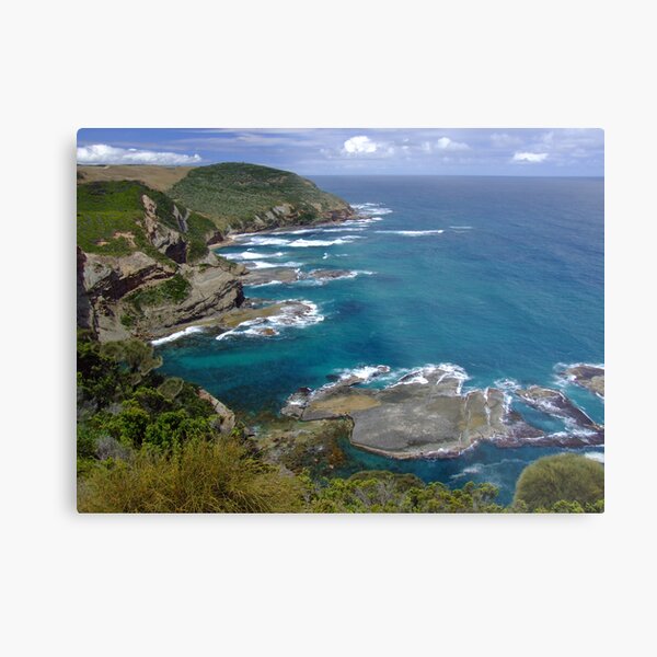 Moonlight Head Great Ocean Road Victoria Metal Print