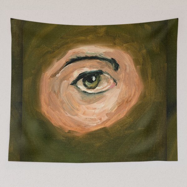 Item preview, eye oil painting  designed and sold by PandaTigerSushi.