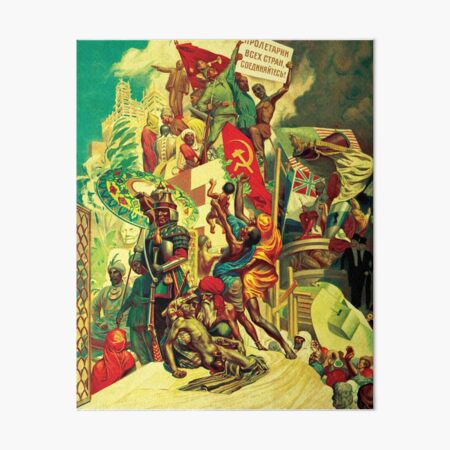 Artikel-Vorschau von Die Oktoberrevolution, die alten Ketten brechen und die vergessenen Völker emporheben, designt und verkauft von Domain of the Public.