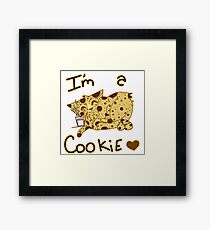 I´m a cookie Framed Print