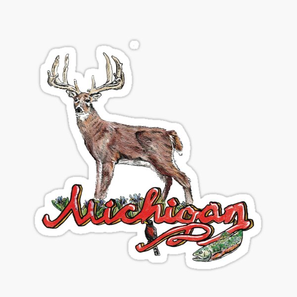 Michigan Logo Sticker