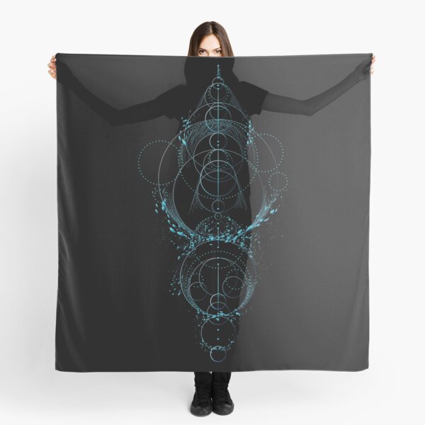 Moon Phases - Sacred Geometry Scarf