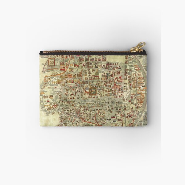 Item preview, Midieval European Town Vintage Map designed and sold by 4Craig.