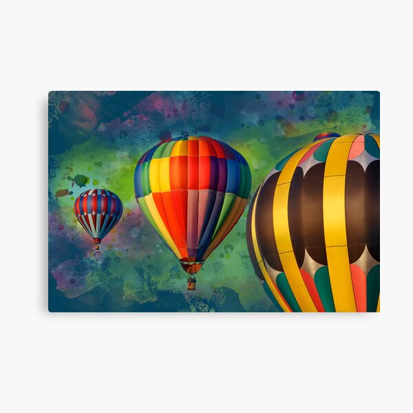 Artistic Hot Air Balloons Canvas Print