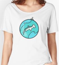 Hammerhead Shark Illustration Women's Relaxed Fit T-Shirt