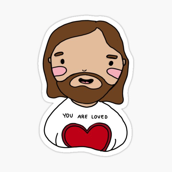 Jesus Loves You Sticker