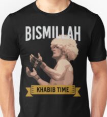 Khabib Nurmagomedov Bismillah The Eagle UFC MMA Muslim Fighter Unisex T-Shirt