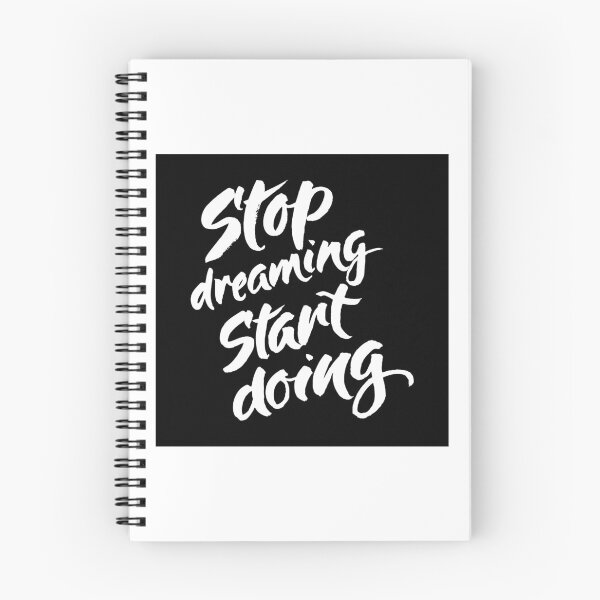 Item preview, Motivational Gift - Stop Dreaming Start Doing designed and sold by FDST-shirts.