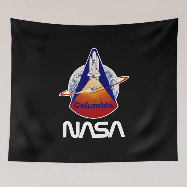 Item preview, Retro NASA Space Shuttle Columbia Mission 1 Crew Patch Vintage Mission Logo Gifts designed and sold by everydayjane.