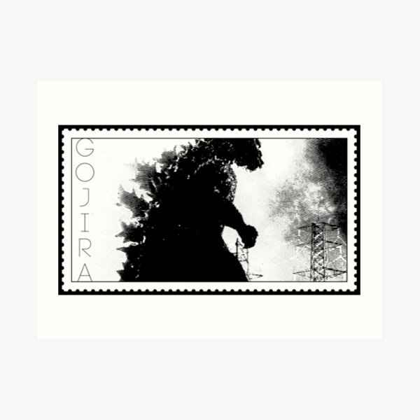 GOJIRA - GODZILLA - TOKYO BEWARE! Art Print