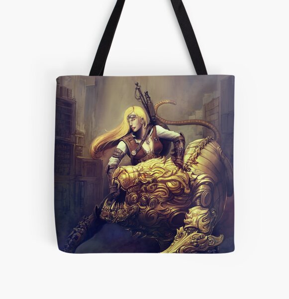 Steampunk Rogue All Over Print Tote Bag