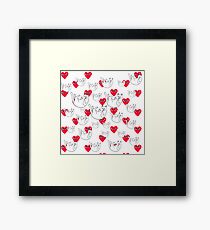 Rip n dip Love Framed Print