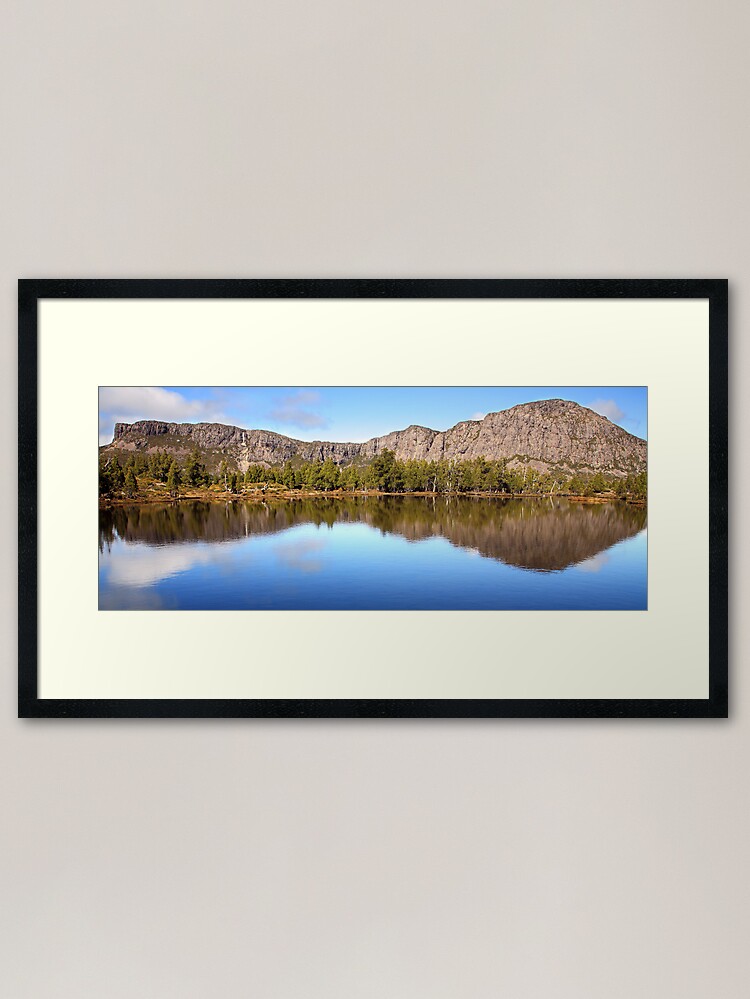 Alternate view of Pool of Siloam, Walls Of Jerusalem, Tasmania, Australia Framed Art Print