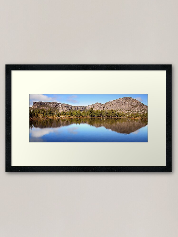 Alternate view of Pool of Siloam, Walls Of Jerusalem, Tasmania, Australia Framed Art Print