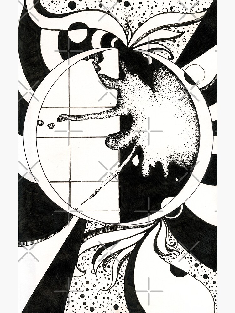 Radiation, Ink Drawing by djsmith70