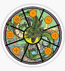 Shenron stained glass Sticker