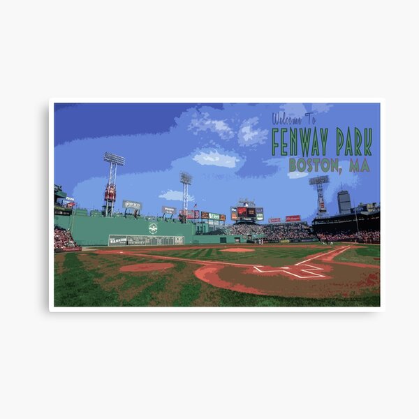 Boston Red Sox Fenway Park Green Monster Art Print