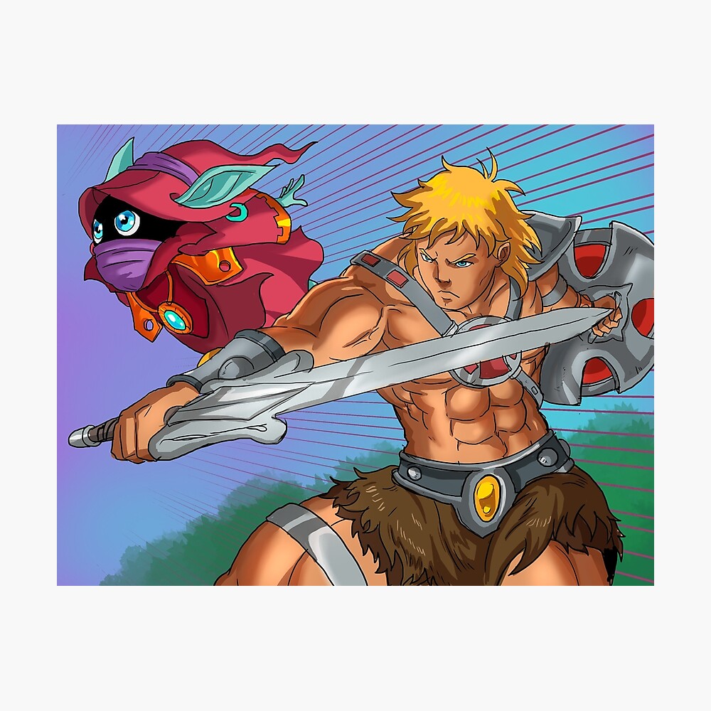 He-man Anime Style Redesign Poster He-man Anime Style Redesign Poster