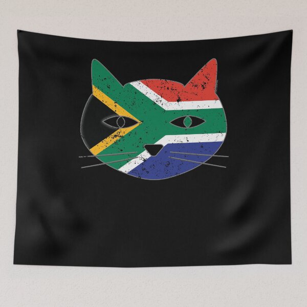 Item preview, Small Cat South Africa Cat Flag designed and sold by shoppzee.