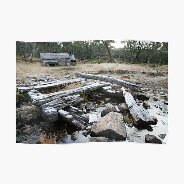 Guy's Hut, Mt Howitt, Victoria, Australia Poster