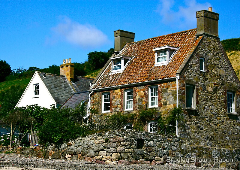 ""Jersey Seaside Cottage"" by Bradley Shawn Rabon Redbubble