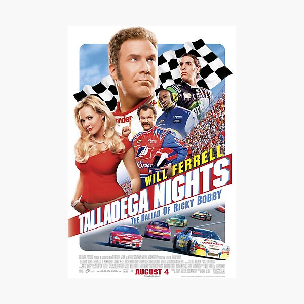 Artikel-Vorschau von Talladega Nights Poster, designt und verkauft von EllCreative.
