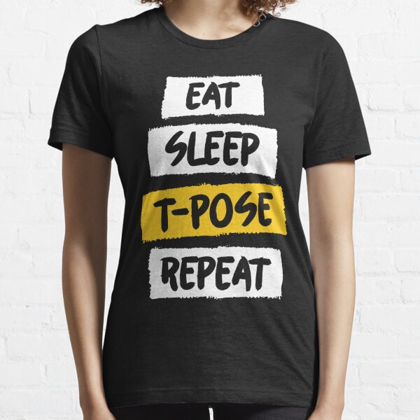  T Pose Meme T Shirt Tpose Dank Memes Tee For School : Clothing,  Shoes & Jewelry