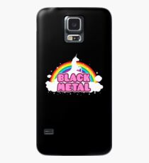 BLACK METAL! (Funny Unicorn / Rainbow Mosh Parody Design) Case/Skin for Samsung Galaxy