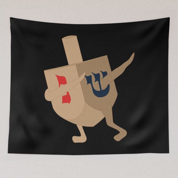 Item preview, Funny Jewish Hanukkah Gift Dabbing Dreidel T-Shirt designed and sold by Anumber1.