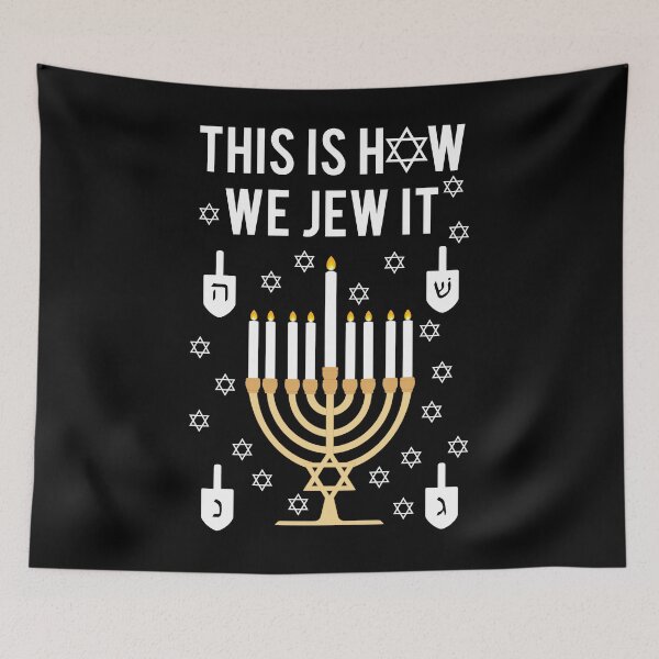 Item preview, Funny Jewish Hanukkah Gift This Is How We Jew It T-Shirt designed and sold by Anumber1.