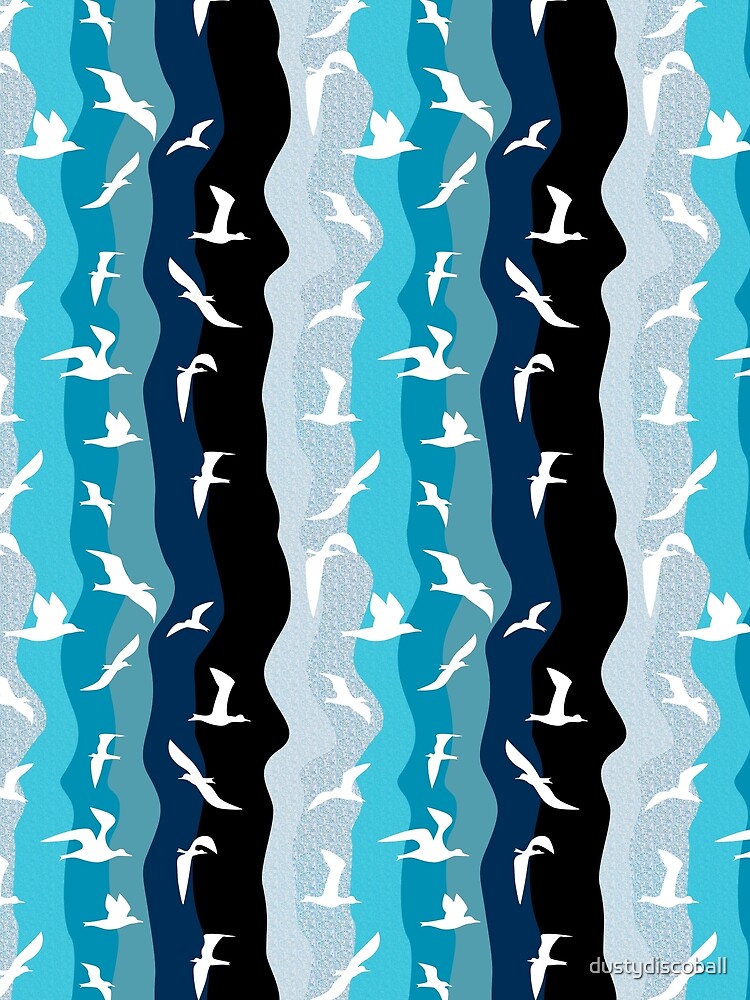 Seagulls at noon by dustydiscoball