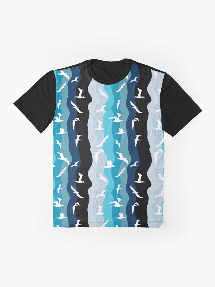 Alternate view of Seagulls at noon Graphic T-Shirt