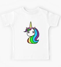Einhornliebhaber T-Shirt Geschenke - Einhorn Shirt mit Sternen - Magisches Einhorn-Gesicht Shirt Kinder T-Shirt