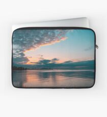 Outrageously Teal and Orange Toronto Sunrise Laptop Sleeve