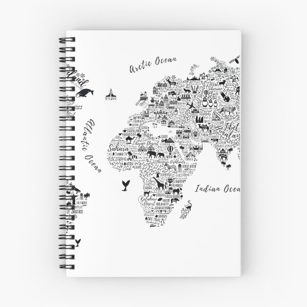 Item preview, Typography World Map. designed and sold by Moloko88.