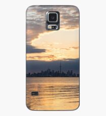 Funda/vinilo para Samsung Galaxy Cambiando al oro: Cloudbank glorioso sobre el horizonte de Toronto