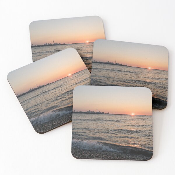 Item preview, Slo-Mo Wave - Torontos Skyline from the Beach designed and sold by Georgia Mizuleva.