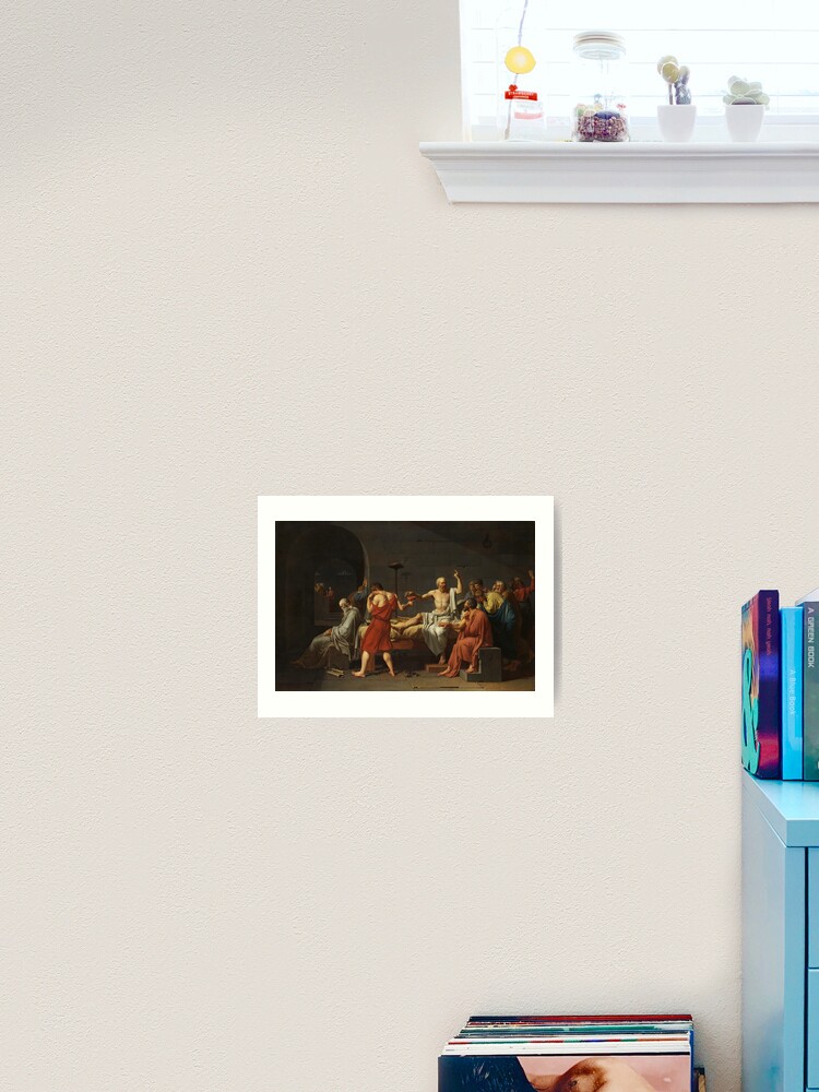 The Death Of Socrates Jacques-Louis David Art Print T-Shirt The Death Of Socrates Jacques-Louis David Art Print T-Shirt