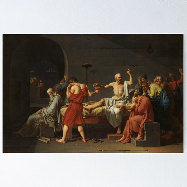 Item preview, The Death of Socrates - Jacques-Louis David designed and sold by themasters.