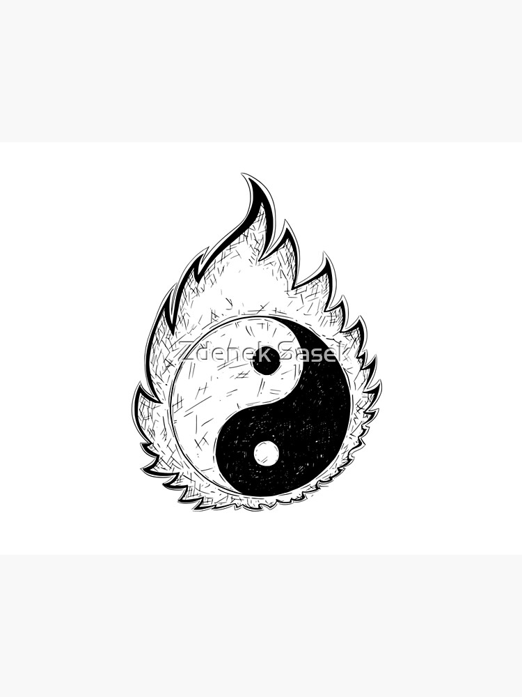 yin and yang symbol art