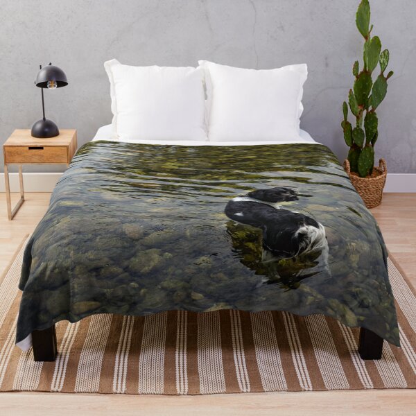 Item preview, Crystal Clear Water Play - Cute Puppy In The River designed and sold by Georgia Mizuleva.
