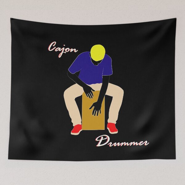 Item preview, Cajon Drummer designed and sold by shirts4people.