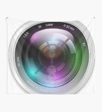 Realistic lens Wall Tapestry