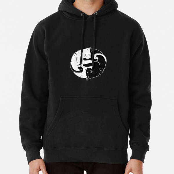 Boys Cat Ying Yang 1 Patterns Print Athletic Pullover Tops Fashion Sweatshirts